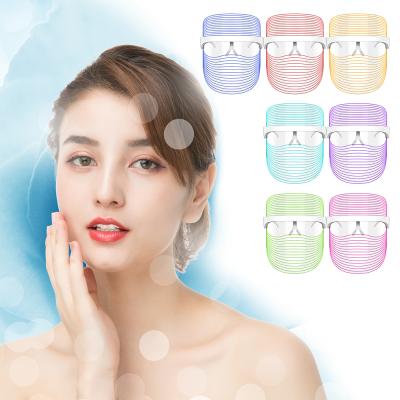 China Skin Tightening Professional 3 Colors Led Phototherapy Beauty Mask PDT Led Machine Facial Light Up Therapy Led Face Mask for sale