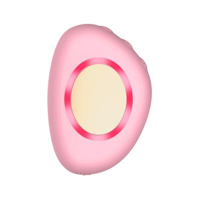 China Portable Shrinking Pore 3 Color Led Light Whiten Hot Cold Facial Skin Rejuvenation Beauty Massager Facial Instrument for sale