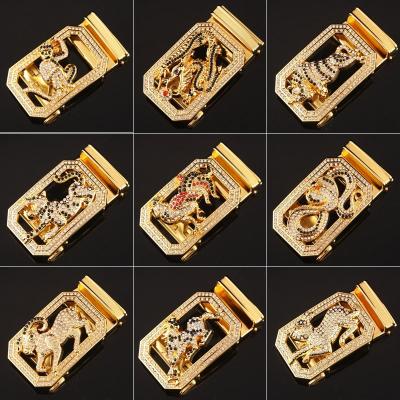 China Chinese Ratchet Mens Belt Buckle Amazon eBay Supplier Rhinestone Zodiac Signs Buckle Rhinestone 12 Head Automatic Animal Buckles for sale