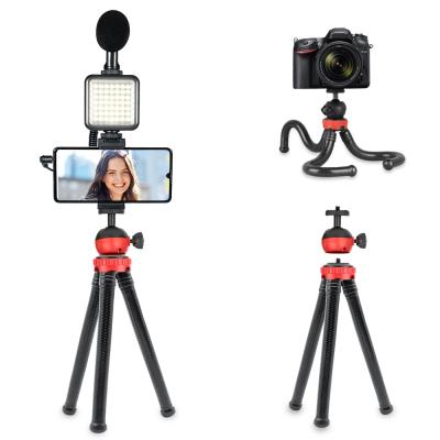 China W&S W49 Mini Pocket Vlog Light Kit Selfie Beauty LED Visual Fill Light with Tripod for sale