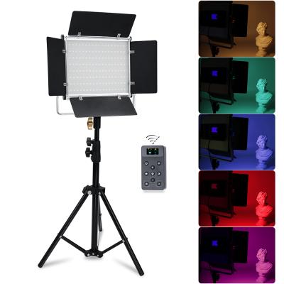 China PORTABLE Panel RGB LED Camera Light Fill RGB Video Light 360 Degrees Full Color for sale