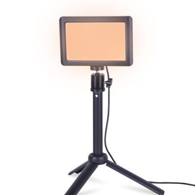 China Mini Multiposition Video Conference Vlogging LED Panel Fill Light for sale