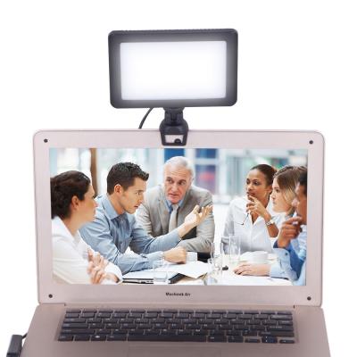 China 2021 Best Mini Price Multiposition Video Conference Vlogging LED Panel Fill Light With Stand for sale