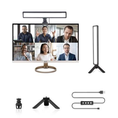 China Mini Video Conferencing Light LED Studio Lighting for Non Bright Buzz Meetings with Stand for sale