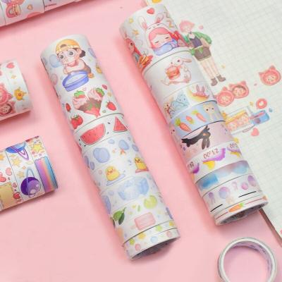 China Waterproof Printed Colored Blanking Gift Wrapping Paper and Custom Washi Tape Tape for sale