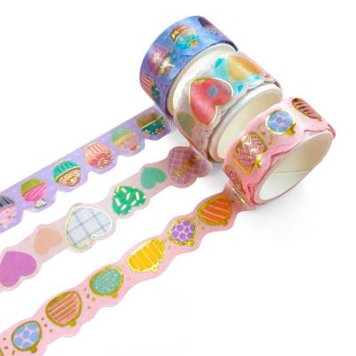 China Custom Wholesale Waterproof Die Cut Craft Washi Printing Tape By Gift Wrapping for sale