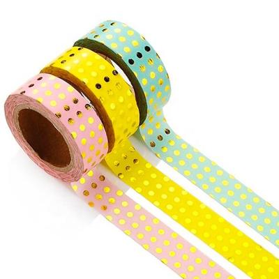 China Waterproof Scrapbook Use Adhesive Sheet Custom Washi Tape Roll To 15mm for sale