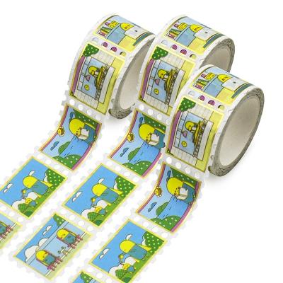 China Waterproof Custom Printed Japanese Kawaii Foil Stamp Washi Tapes for sale