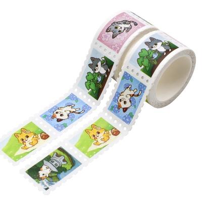 China High Quality Waterproof Donghong Custom Design Cute Stamp Washi Tape for sale