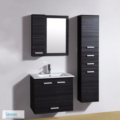 China Constructed With High Quality 700 Mm Units Modular Italian Bathroom Vanity Wall Mounted Ceramic Basin Cabinet With Mirror for sale