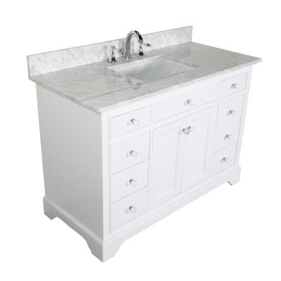 China Luxury Classic Bathroom Vanity Wooden Bathroom Cabinet Furniture for sale