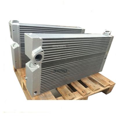 China Building Material Shops 1613836600 Atlas Screw Air Compressor Parts Air Oil Cooler Heat Exchanger Cooling Radiator for sale