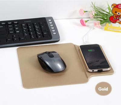 China PASSIONATE New Design Customized Printing Wireless Charging Mouse Mat For iPhone Anti Slip Mouse Pad for sale