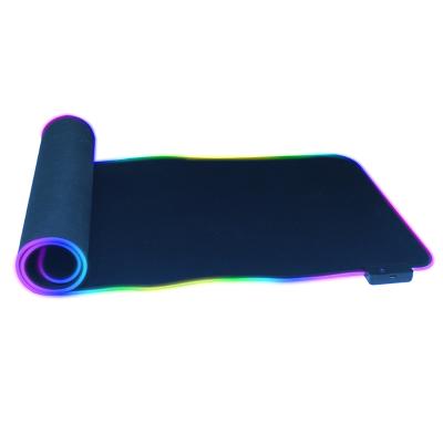 China Newest Style Eco-friendly Oversized Charging RGB Large Glowing Luminous Gaming Mousepad Wireless Mouse Pad for sale