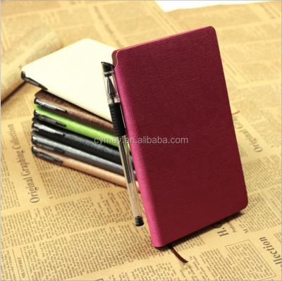 China Promotion office/chool/office stationery fancy good quality customized customized notebook with pen inside for sale