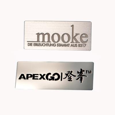 China Custom Africa Metal Label Screen Printing Aluminum Stamping Label Trademark Label Metal for sale