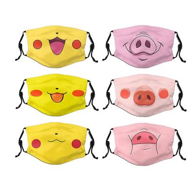 China Lovely Personality Face Mouth-Muffle Costume Washable Hello Kitty Mouth-Muffle Cute Pig Dog Cotton Party for sale