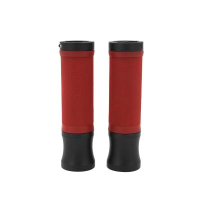 China Universal Bicycle Aluminum Alloy Bicycle Grips Rubber Bicycle Handlebar Grip Grip Bike Grips for sale