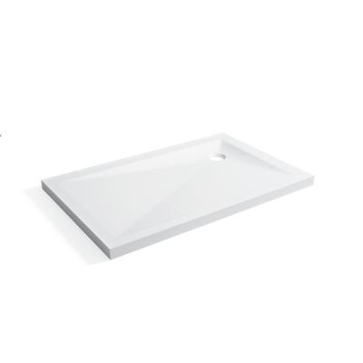 China Modern White Solid Surface Light Artificial Shower Tray Wholesale Price Manufacturer Custom Shower Tray for sale