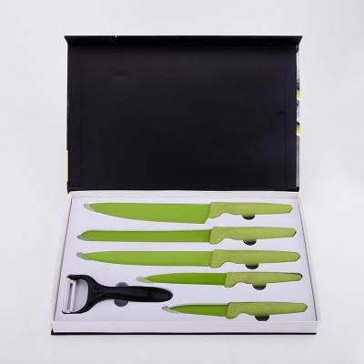 China China Wholesale Durable 6 Piece Durable Labor Saving Kitchen Knife Set High Quality for sale