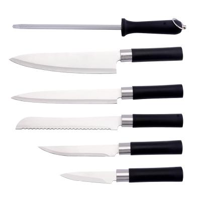 China Sustainable High Quality Professional Series Knives Kitchen Stainless Steel Knife Set 6 Pcs for sale