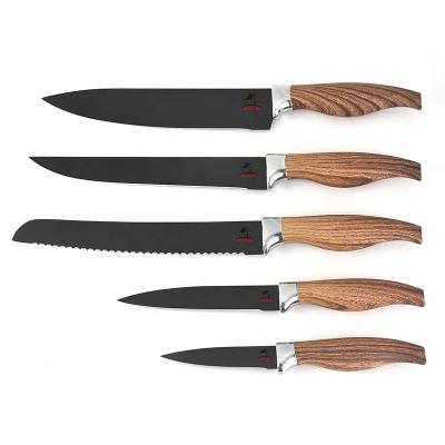 China Viable Factory Wholesale Stainless Steel A Kitchen Knife Set With PP Handle for sale