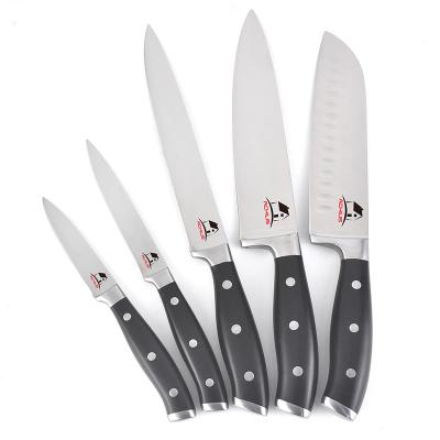 China Viable Competitive Price Multifunction Stainless Steel Kitchen Knife Sets 6-Piece for sale