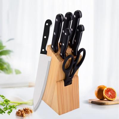 China Sustainable Cost Effective Seven Piece Good Set Multifunctional Kitchen Knife Set Cooking for sale