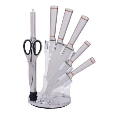 China Sustainable Hot Selling High Quality 8 Pieces Kitchen Knife Sets Stainless Steel Knives for sale