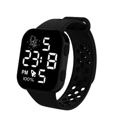 China OEM Logo Fashion LED Digital Full Calendar Watch Sports Custom Student Watch Boys and Girls Watch for sale