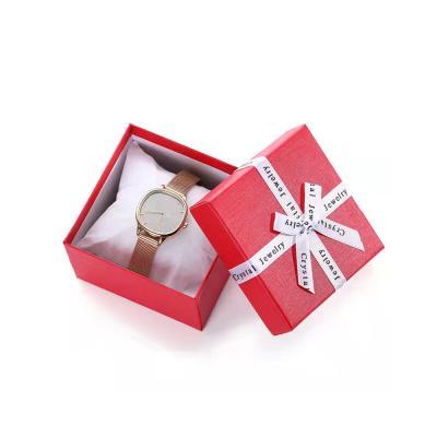 China Exquisite Luxury Simple Watch Boxes Watch Gift Box Mens Womens Kids Luxury Cardboard Paper Watch Packaging Box Exquisite Custom Watch Box for sale