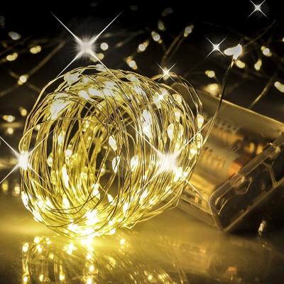 China Indoor Waterproof Fairy Lights Christmas Party Wedding Decoration 2M 5M Battery Led String Light Waterproof Twinkle Lights for sale