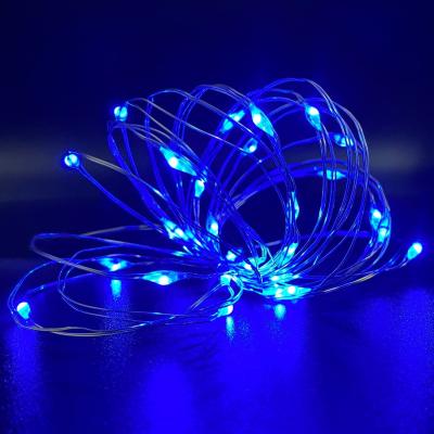 China Christmas Indoor String 10m Decoration 9 Color DIY Indoor and Outdoor Flexible Light 2m 5m String Lights Decorative Night String Battery Operated Lights for sale