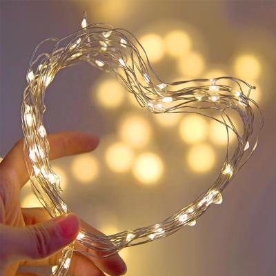 China Mini Copper Wire String Light Holiday Decor LED Indoor and Outdoor Battery Christmas Lights Direct Selling Christmas Decoration Fairy String Light for sale