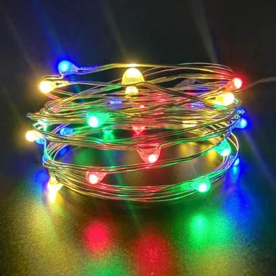 China Indoor and Outdoor Decoration Waterproof Copper Wire Led Fairy Lights 3AA Indoor Decorative String Lights Battery Operated for sale