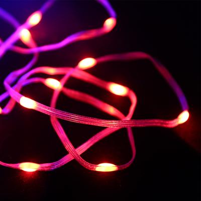 China HOT Selling 2021 Holiday Party/Wedding/Christmas Party/Wedding/Christmas Party Decoration Spot Control RGB Copper Wire Color Extinguishing Waterproof Leather Tri-Wire Lamp for sale