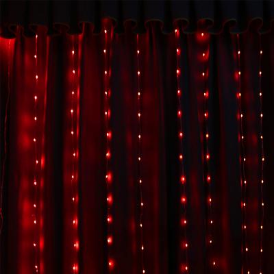 China Fashion Modern Fairy String 300 LED 16 LED Garden Christmas Party Outdoor Wedding Leather Curtain Lamp for sale