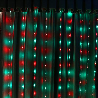 China High Quality Hot Selling Modern USB LED Curtain Lamp String Remote Control 300led Christmas Holiday Lamp String 3m x 3m for sale