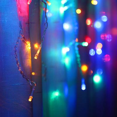 China Wholesale Icicle 10m 100 LED Christmas Window Curtain String Lights /Indoor Outdoor Decoration Home Decoration Christmas Lights for sale