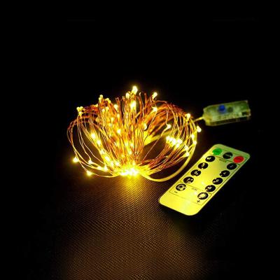 China 2021 New Firefly Light USB String Lamp 10 USB Infrared Remote Control Copper Wire Lamp 100 Meters Copper Wire for sale