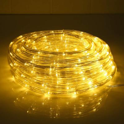 China Indoor Decoration 100 LED Fairy Lights USB Rope Tube Pull String Lamp Outdoor Garden for sale