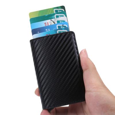 China Fashion PU Credit Business Card Case Men Pop Wallet Good Quality Leather Slim Card Holder CH024 for sale