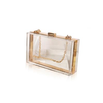 China Party Evening Purse Clutch Bag N506 Luxury Transparent Wedding Party Acrylic Clear Purseclutch Evening Clutch Bags for sale