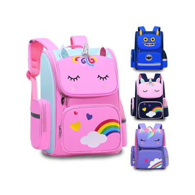 China KD014 Cute Cartoon Student Backpack Unicorn School Bag Kids Animal Children Waterproof for sale