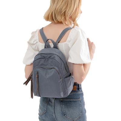 China Bp023 Fashion Designer Travel Bagpack Oxford Waterproof Female Anti Theft PU Leather Backpack Women for sale