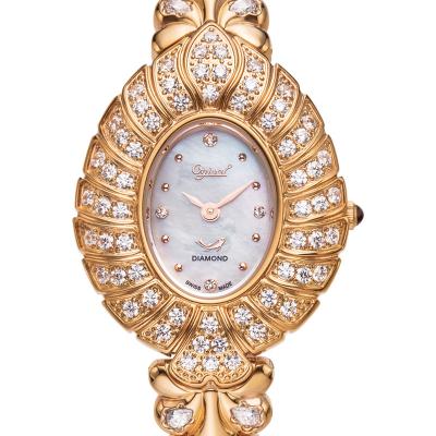 China Luxury Women Pearl Dial CZ Watch For Gifts for sale