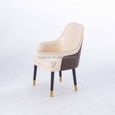 China Comfortable Top Rated Living Room Furniture Dining Chair Hotel Banquet PU Seat Chair for sale