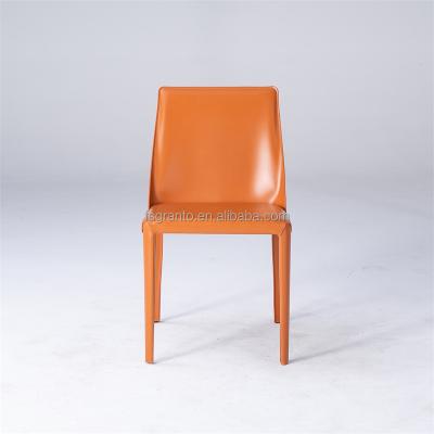 China Comfortable Customized Color Indoor Furniture Dining Sets Chair PU Square Seat Chair for sale