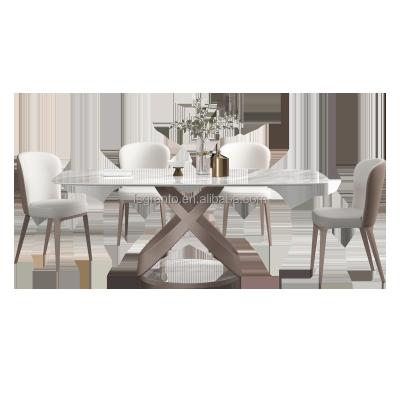 China Luxury Easy Clean Clean Slate Gold Dining Table Furniture Kitchen Hot Selling Top Table Top Table for sale