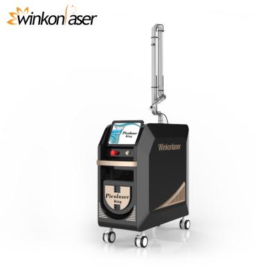 China Q Switched Pico Laser Tattoo Removal ND Yag Machine Price Of Pigment Removal Picosecond 1064 Nanometer 755nm 532nm Pico Laser for sale